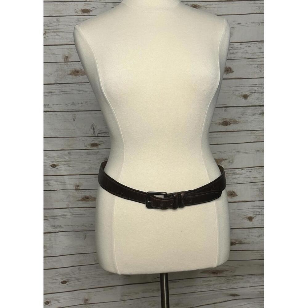 Columbia classic brown geniune leather belt Size 42
